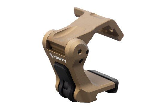 Unity Tactical FDE FAST Omni Magnifier Mount with unique flip-to-center design